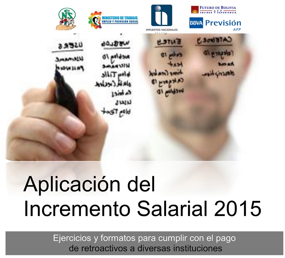 Curso Aplicación del Incremento Salarial 2015 Bolivia Impuestos Blog