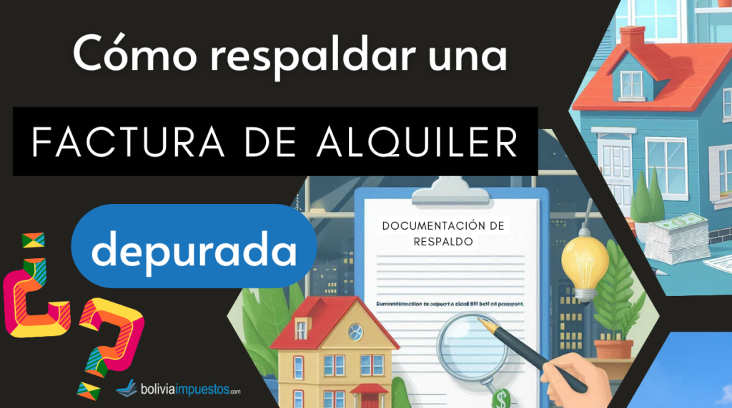 Cómo respaldar una factura de alquiler depurada